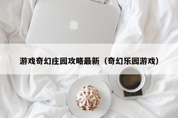 游戏奇幻庄园攻略最新（奇幻乐园游戏）