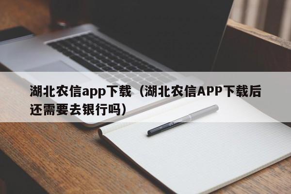 湖北农信app下载(湖北农信APP下载后还需要去银行吗)