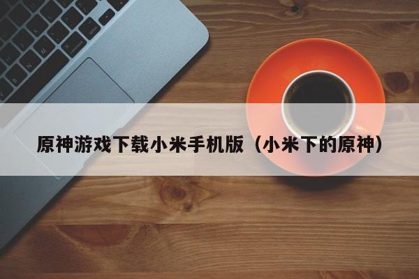 原神游戏下载小米手机版(小米下的原神)